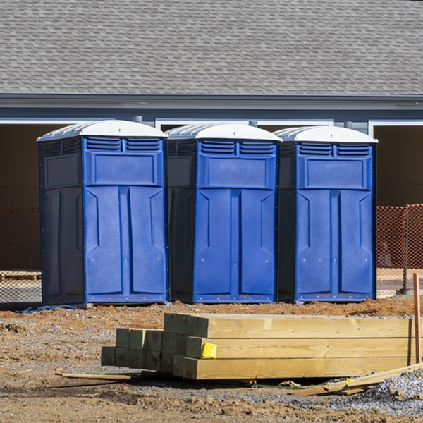 how do i determine the correct number of porta potties necessary for my event in Moyers